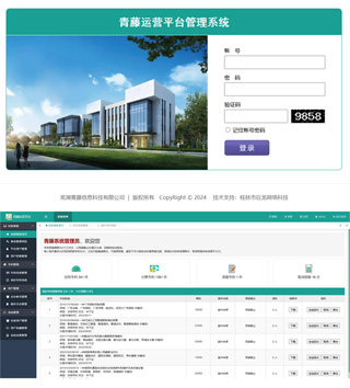 青藤运营平台管理系统